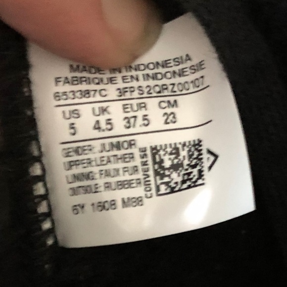 Converse Leather Fur Boots All Star CT Xhi - Picture 5 of 5